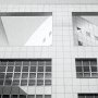 black and white photograph of the San Francisco Main Library building by A.E. Graves